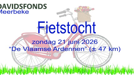 Fietstocht op zondag 21 juni 2026