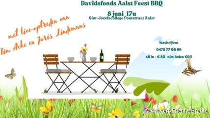 Feestelijke barbecue met muzikale omlijsting.